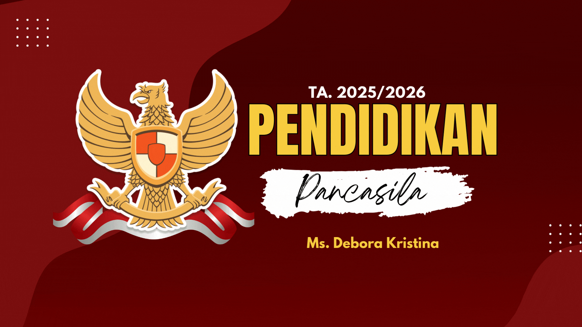 SDH Manado 7 7A Pendidikan Pancasila SMP 7 KM-Teori TA25/26